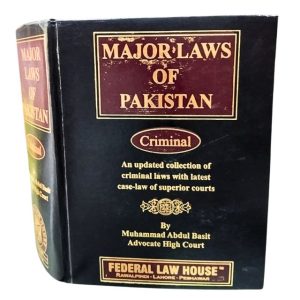 Major Laws of Pakistan (Criminal) by M Abdul Basit